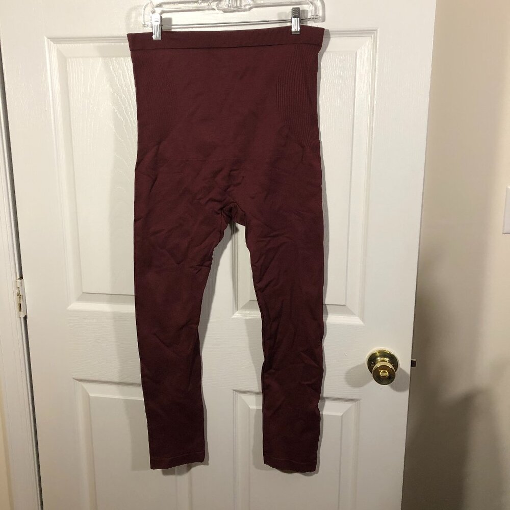 NOWT Shapermint Essentials Leggings merlot Shaping High Waisted Tucks Lifts,